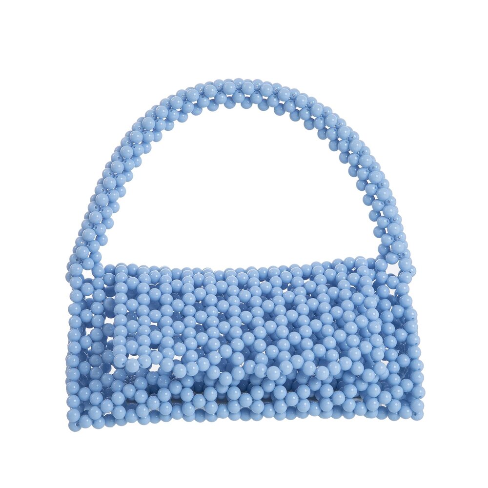 8876 YUSHINY Candy Color Acrylic Beaded Hollow Handbag Evening Clutch
